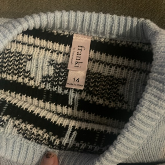 Frankie kids by Francesca Sheep Sweater in perfect condition! Size 14 fits 10/12 - Picture 3 of 5